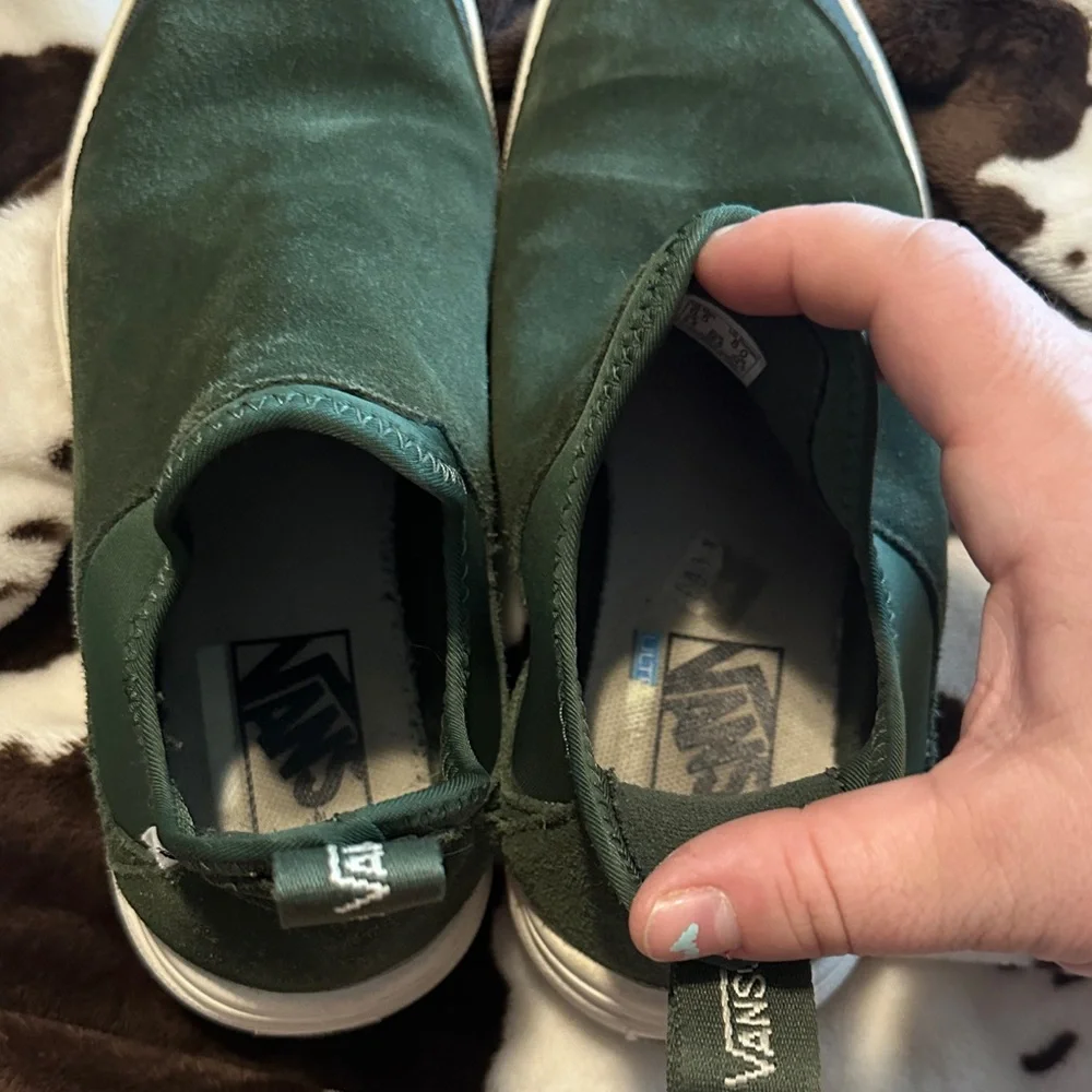 Vans Green Slip-On Shoes - Picture 8 of 9